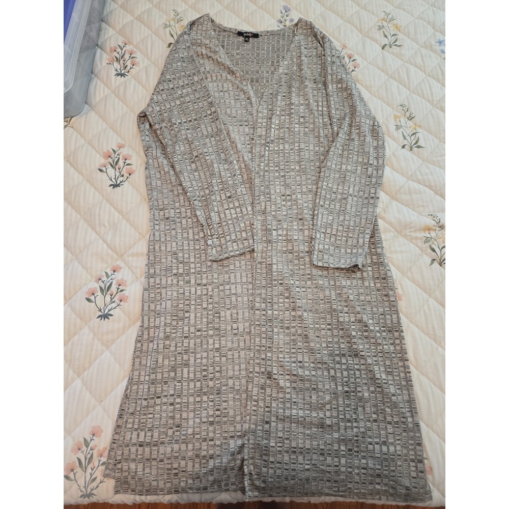 Impulsive Size 3x Womens Lightweight Gray Sweater Coat.